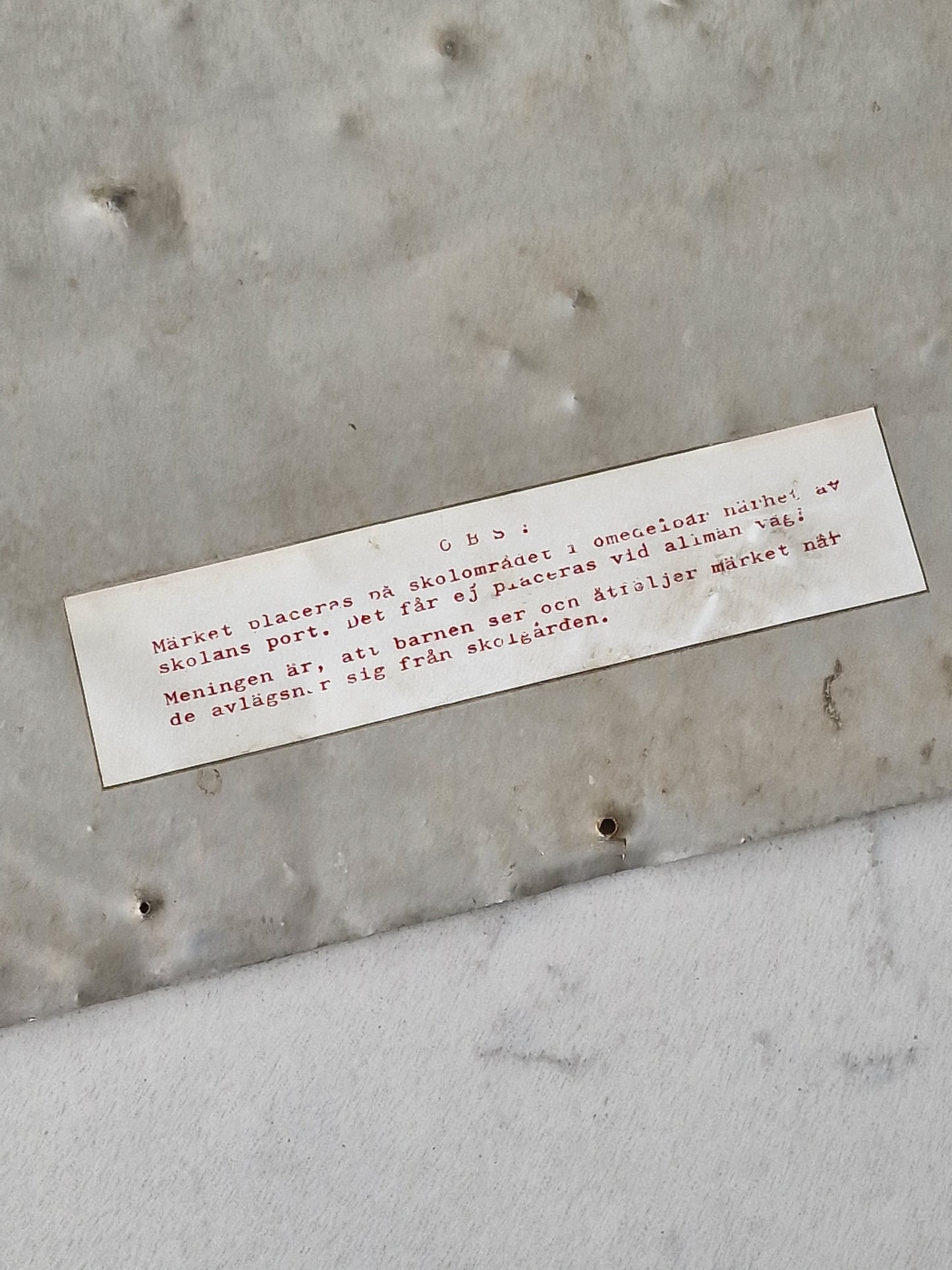 Varoituskyltti Se dig för