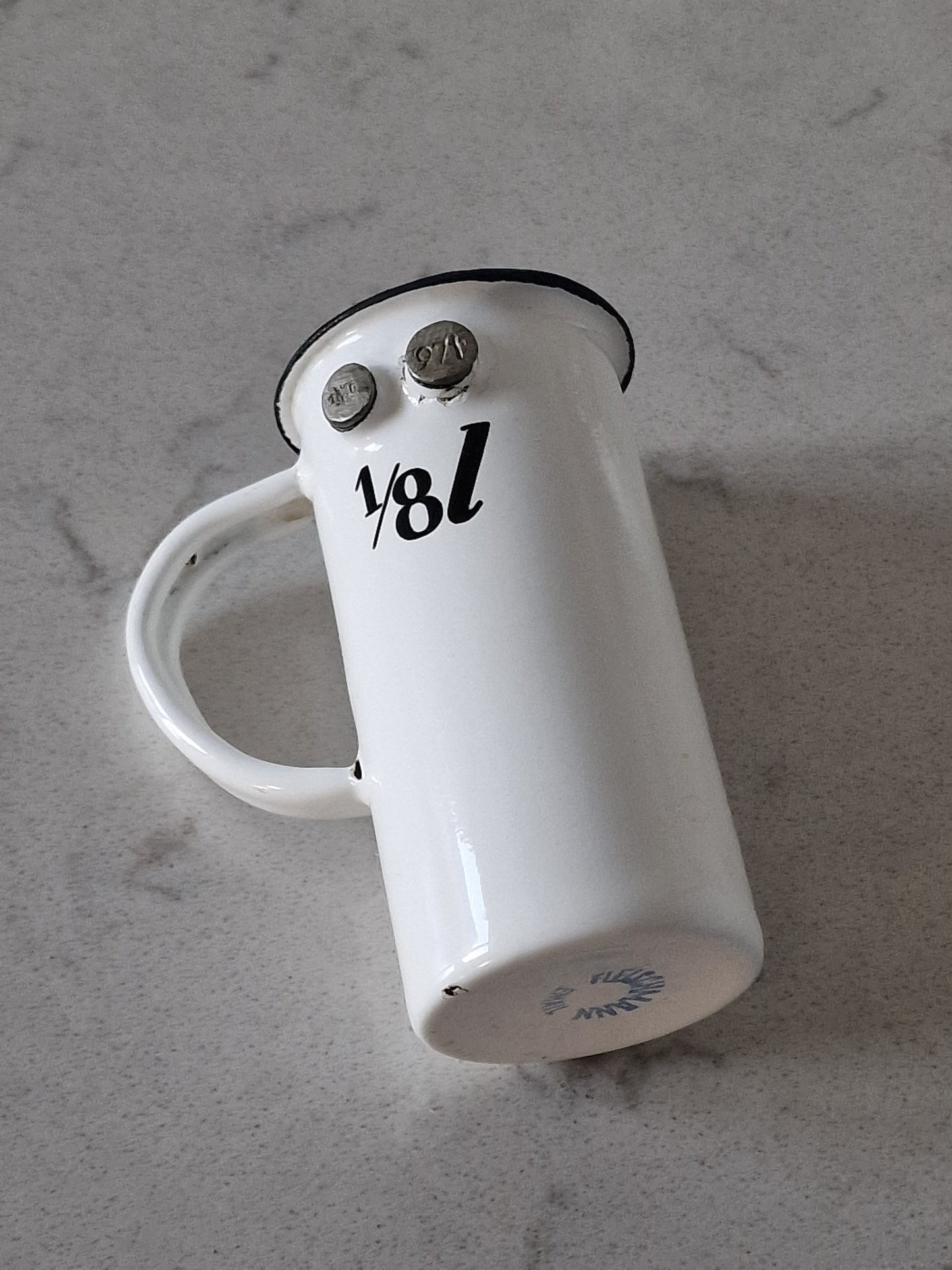 Old enamel dimensions set of 4