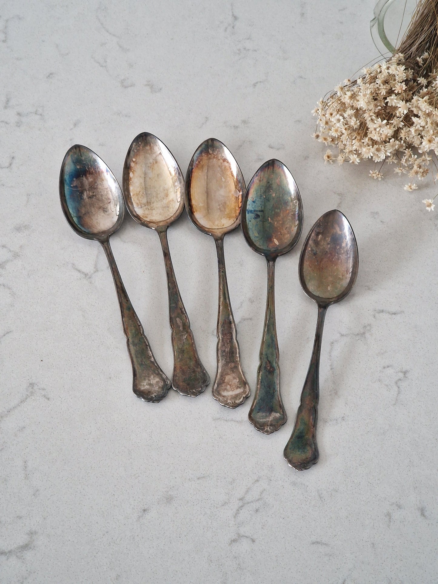 Vanhoja lusikoita 5kpl