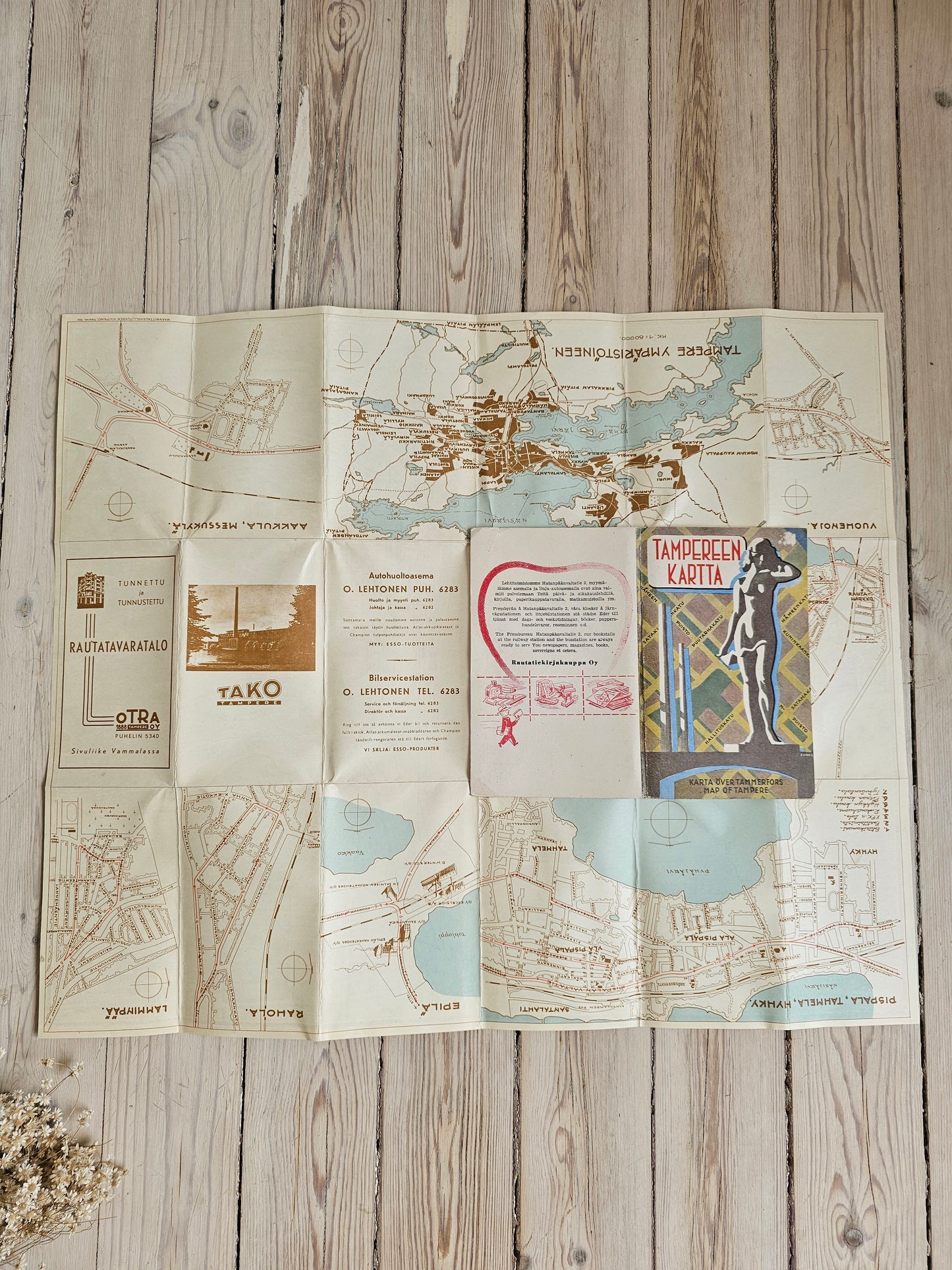 Tampereen kartta 1951