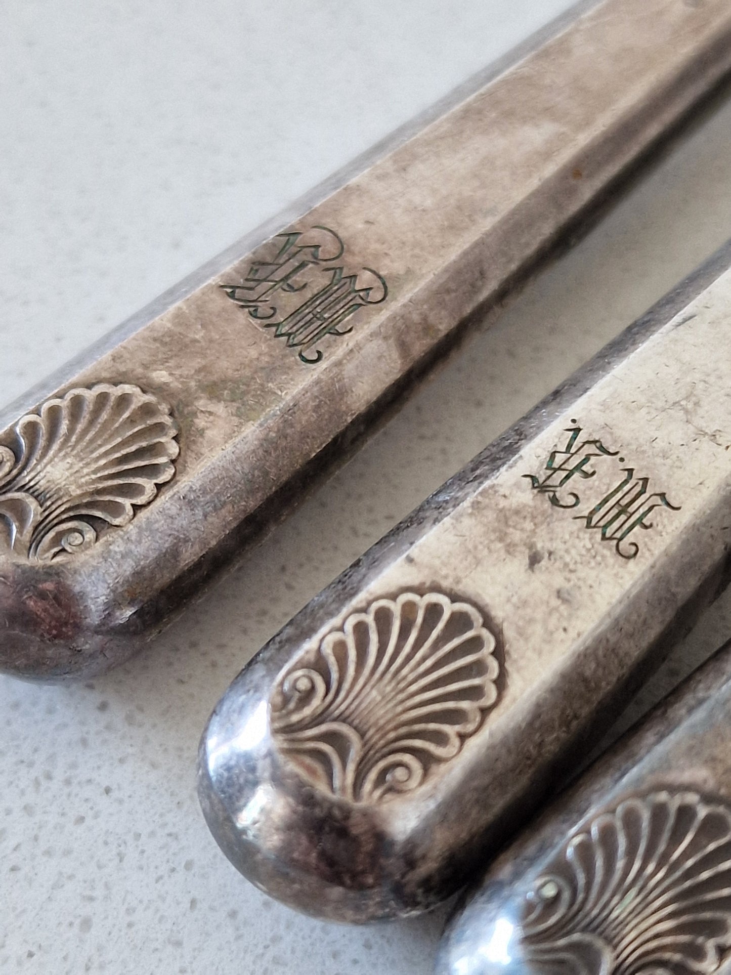 Simpukkakuvioiset veitset 5kpl