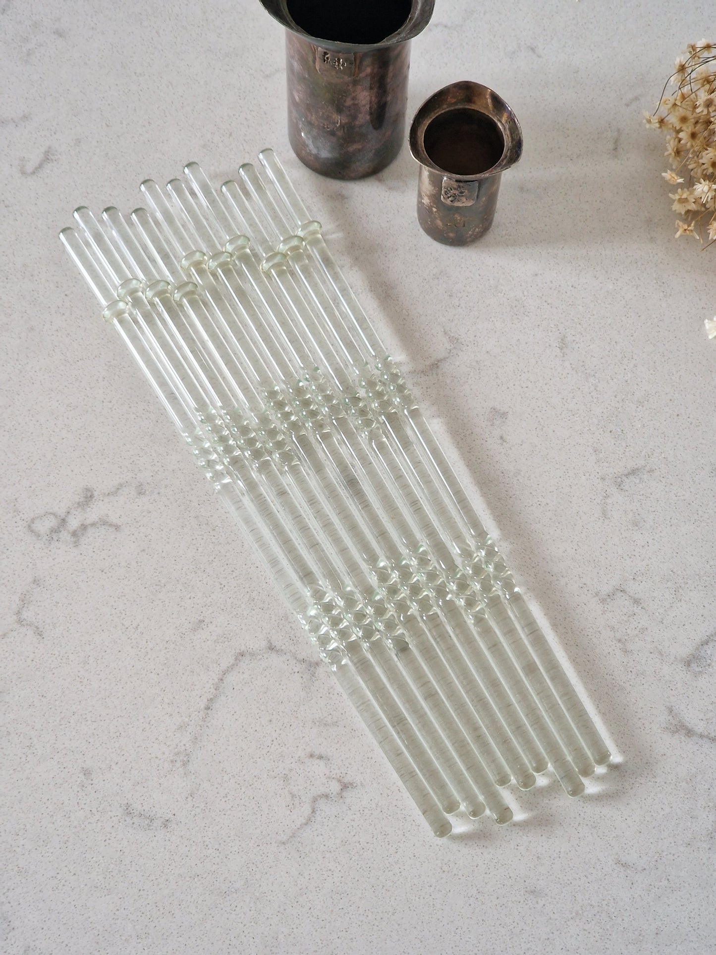 Lasiset sekoittajat 5 kpl