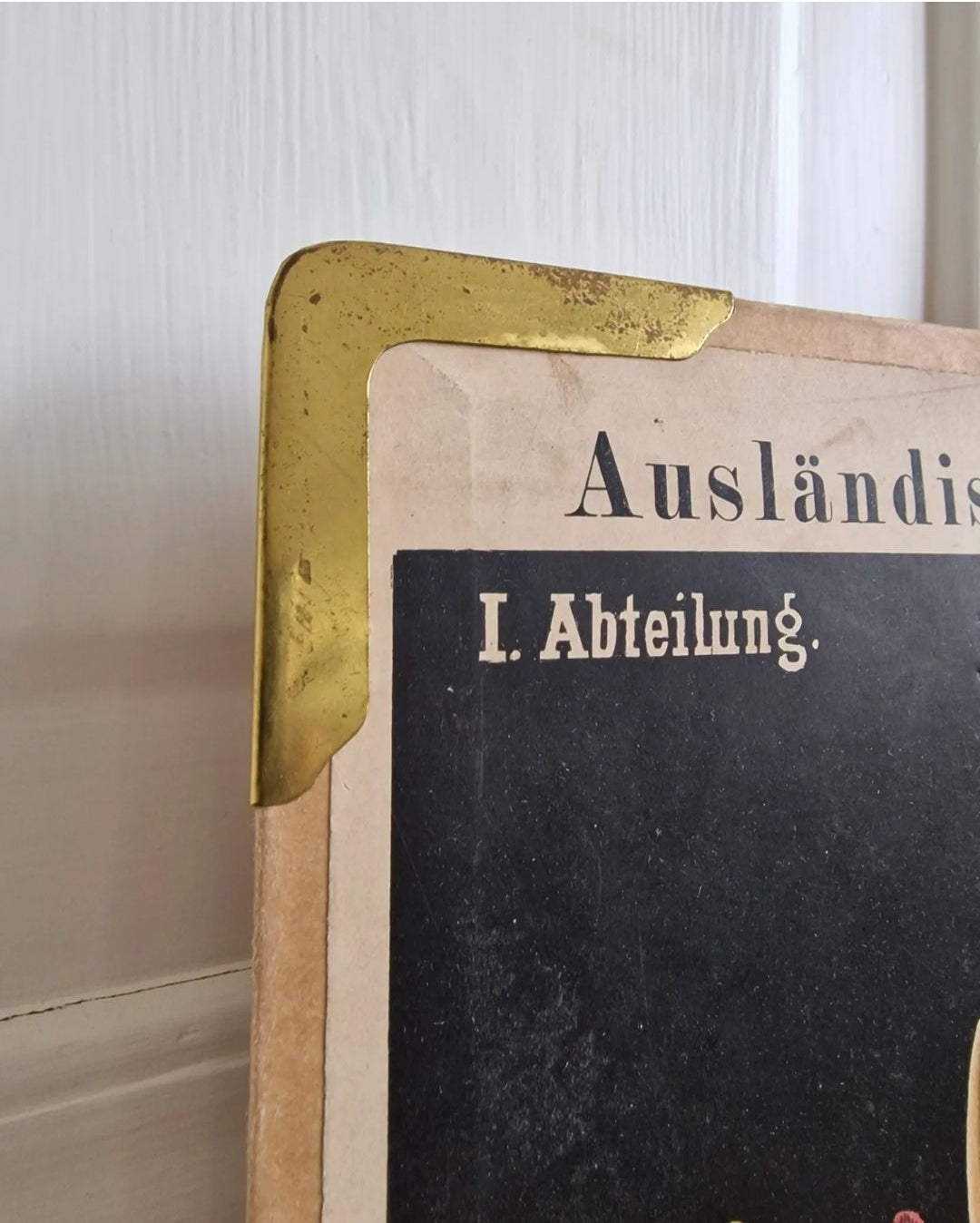 Saksalainen vintage-opetustaulu, sokeriruoko