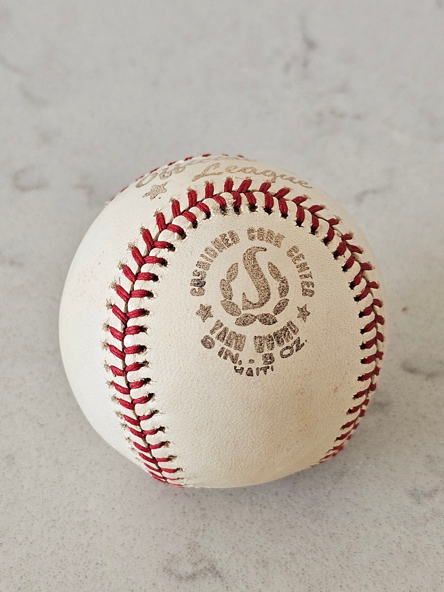 Official league baseball