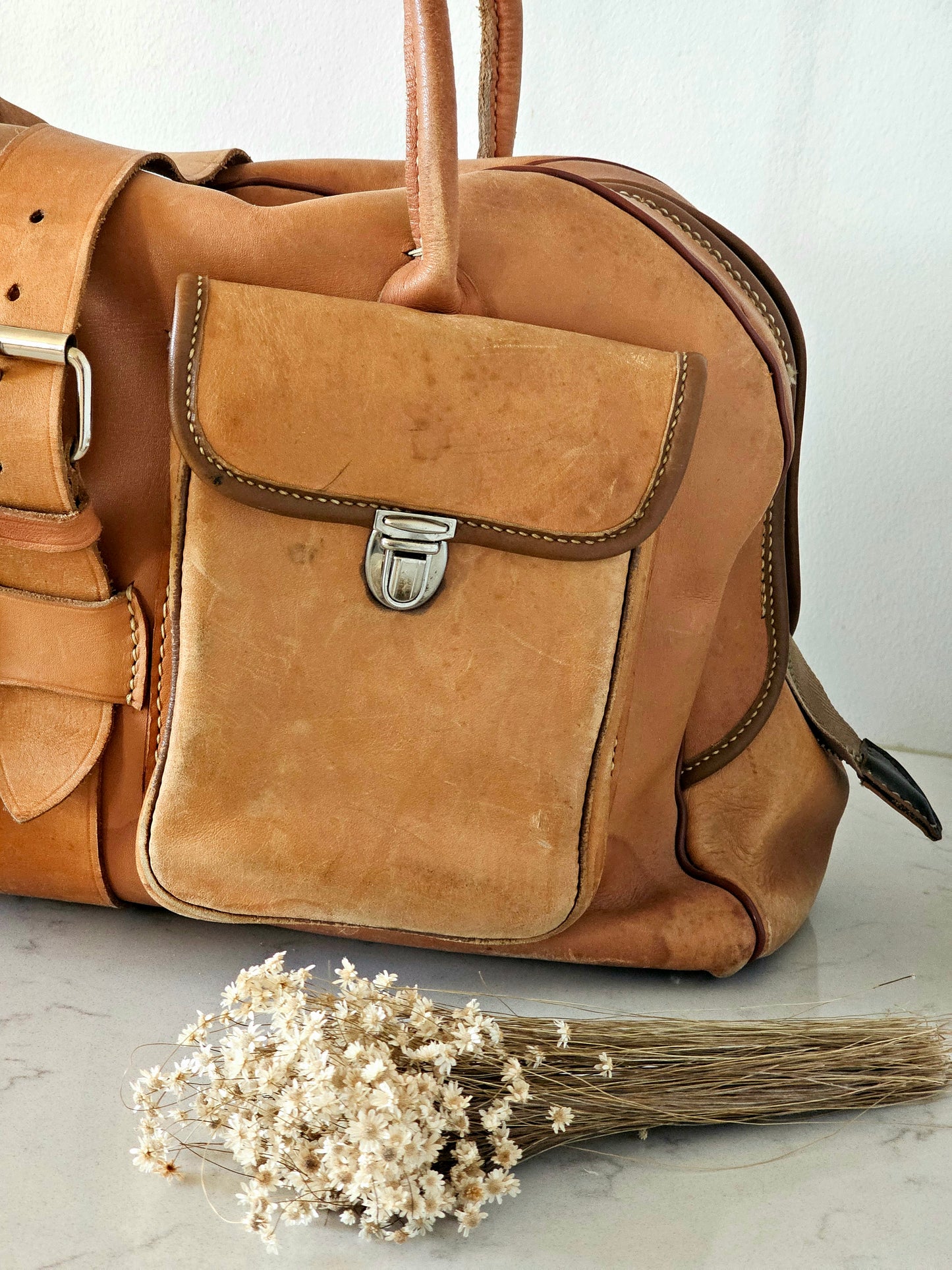 Nahkalaukku, weekend bag