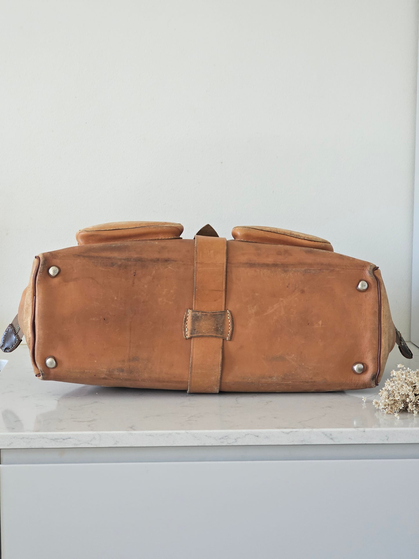 Vintage nahkalaukku