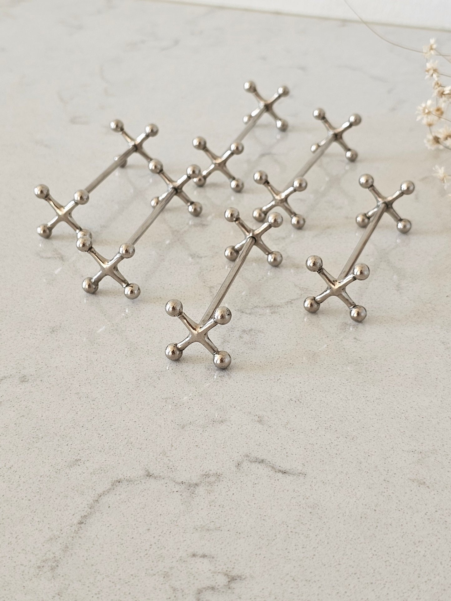 Metal cutlery holders