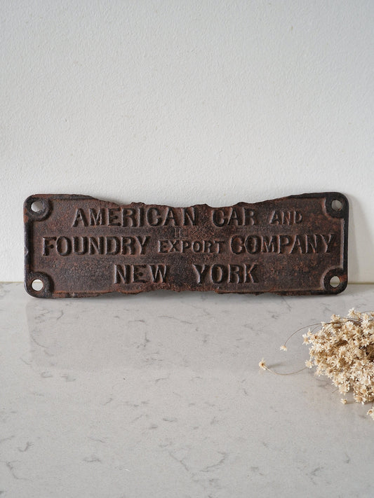 American Car and Foundry Company -kyltti