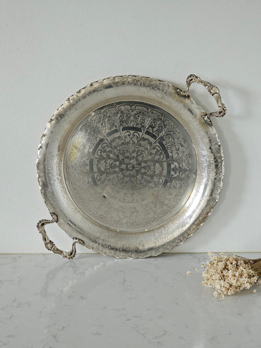 Italialainen vintage metallitarjotin
