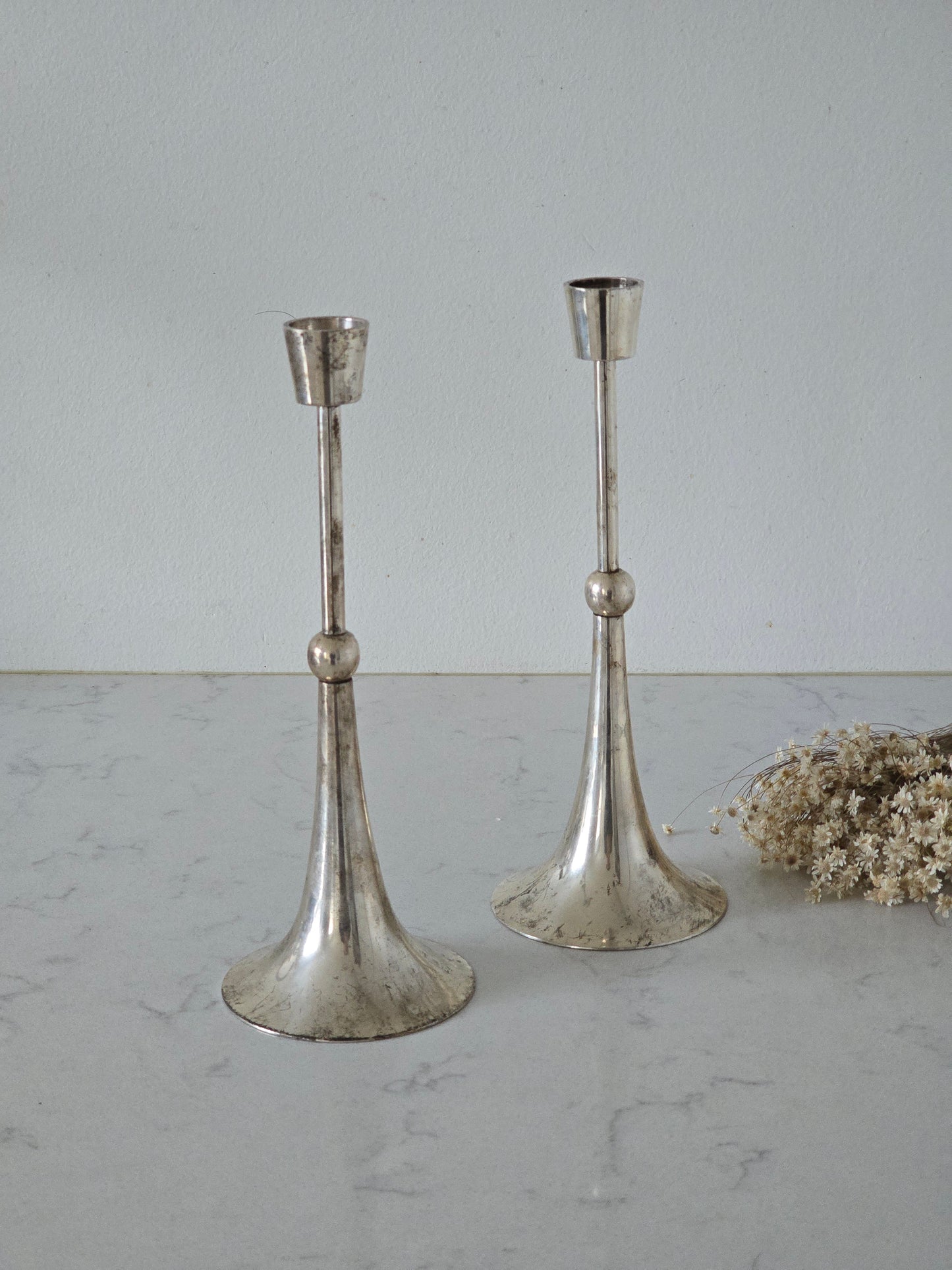 Vintage kynttiläjalka