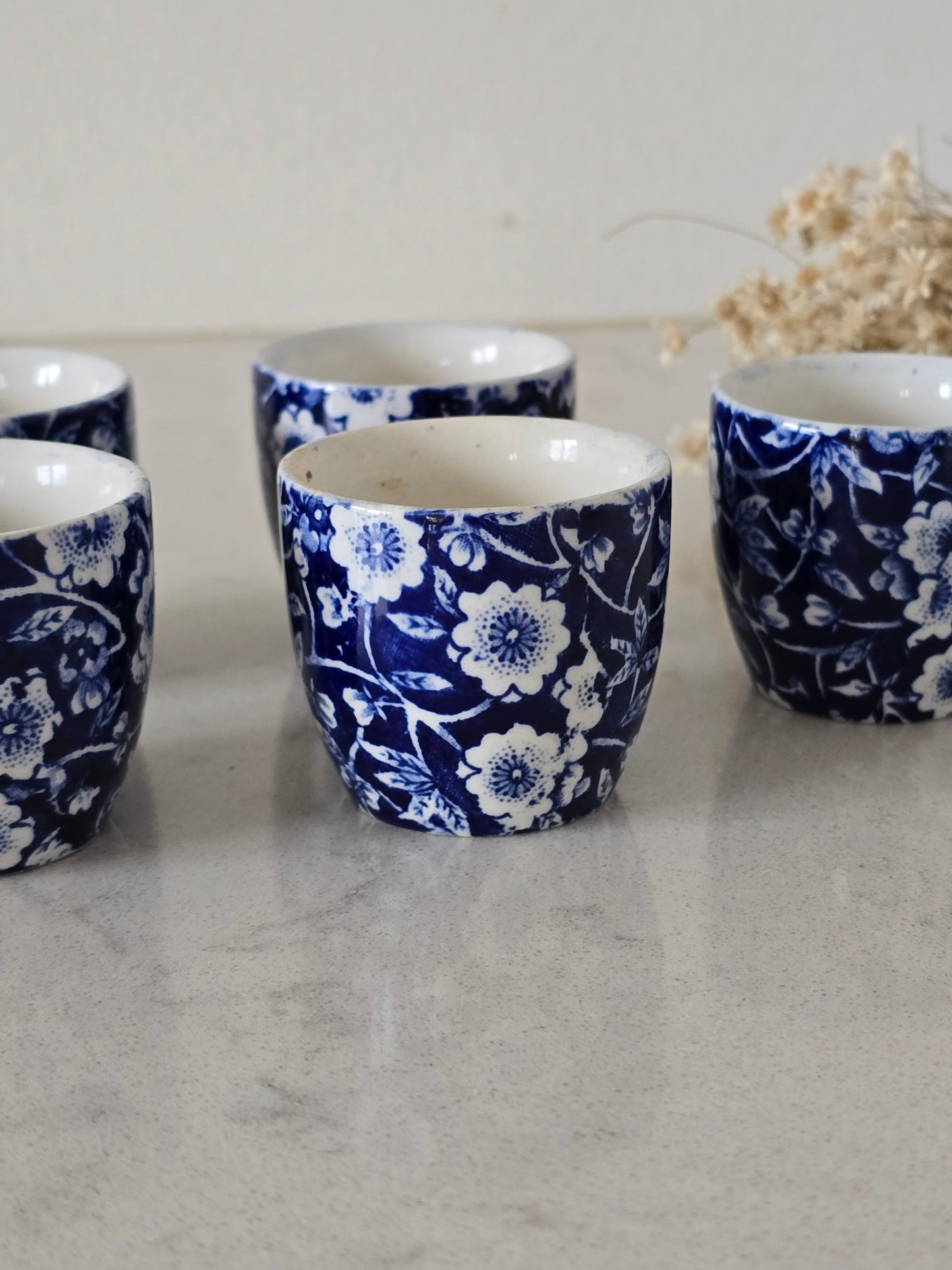 Burleigh Ware Calico munakupit 5 kpl