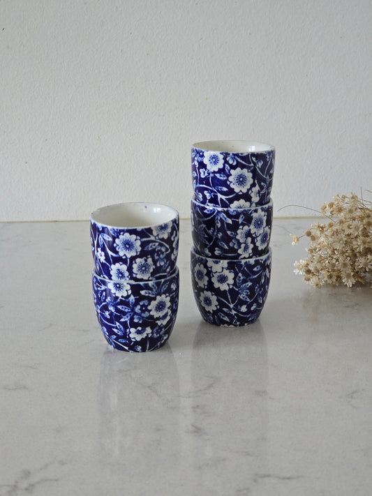 Burleigh Ware Calico munakupit 5 kpl