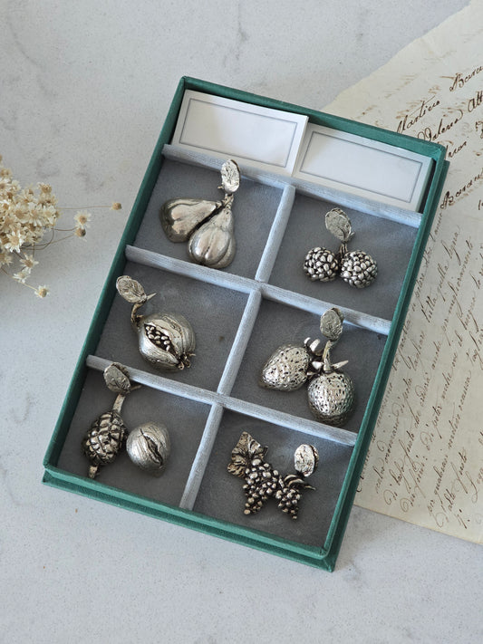 Italialainen vintage korttipidikesetti