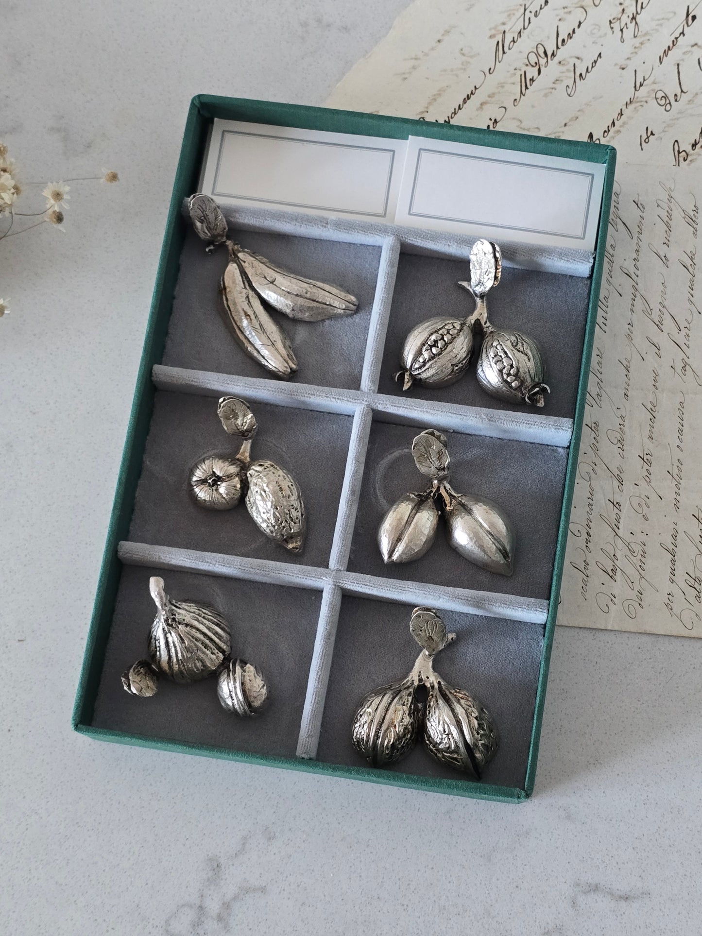 Italialainen vintage korttipidikesetti