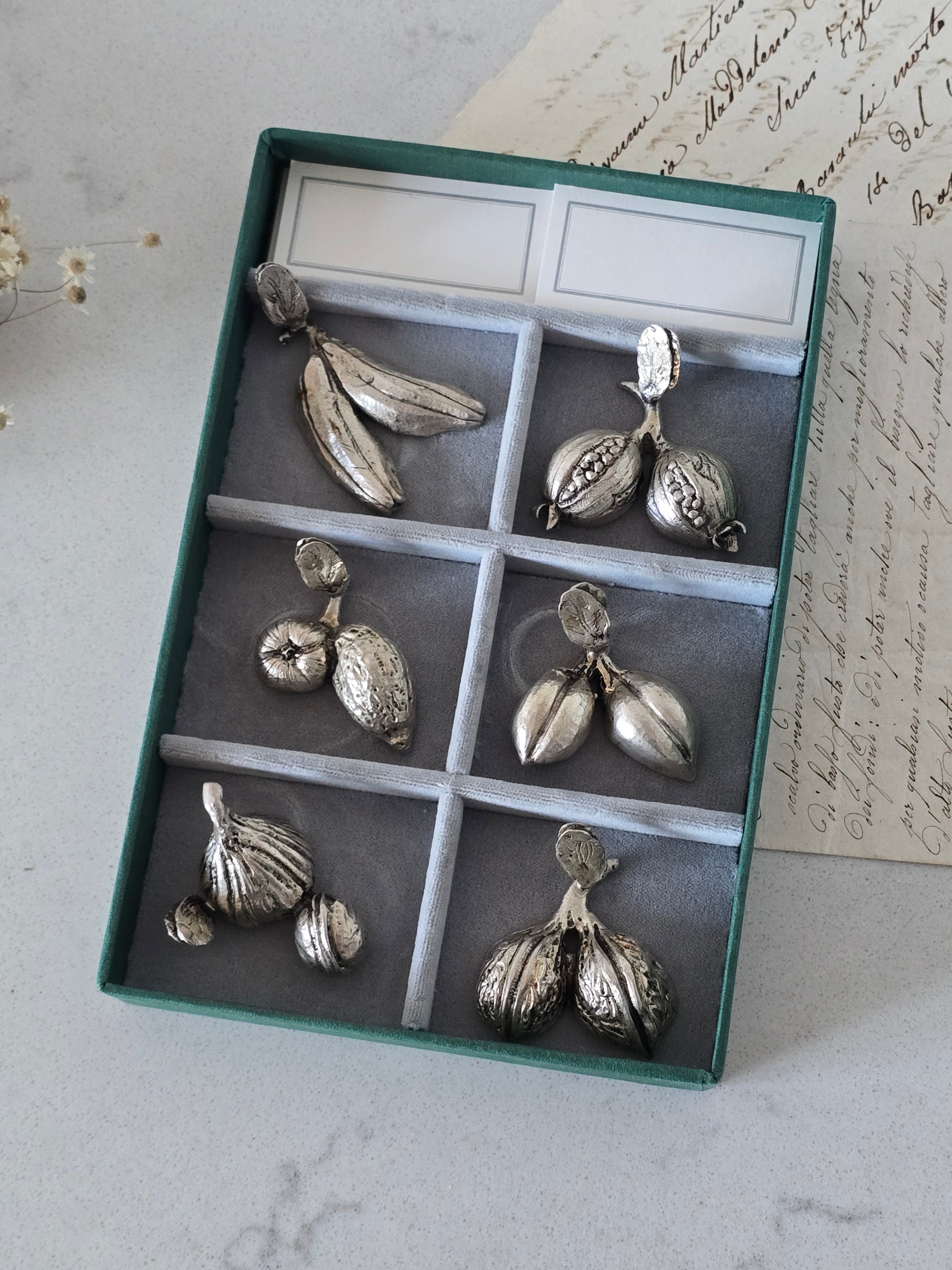 Italialainen vintage korttipidikesetti