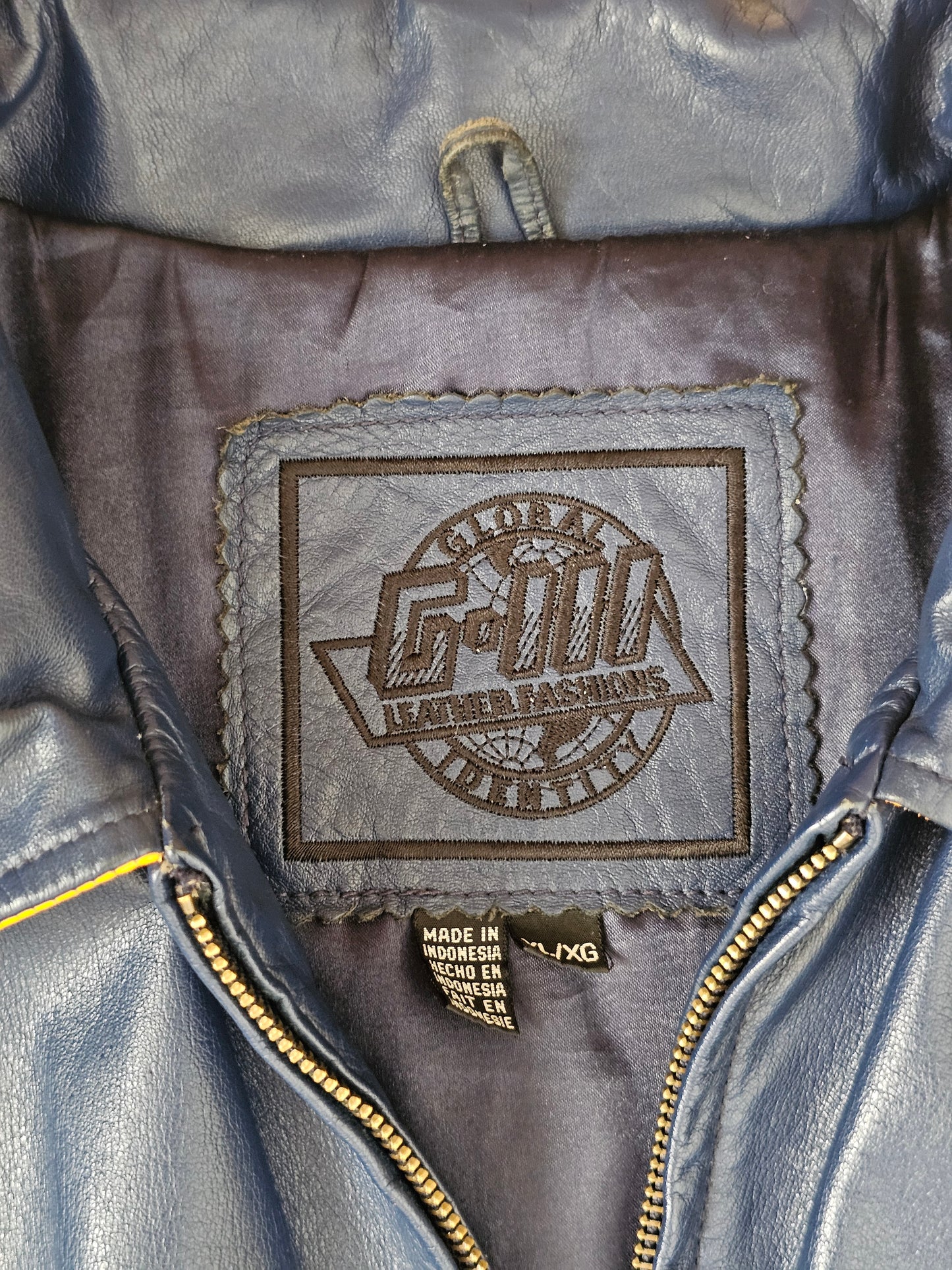 Espoo Blues vintage nahkarotsi