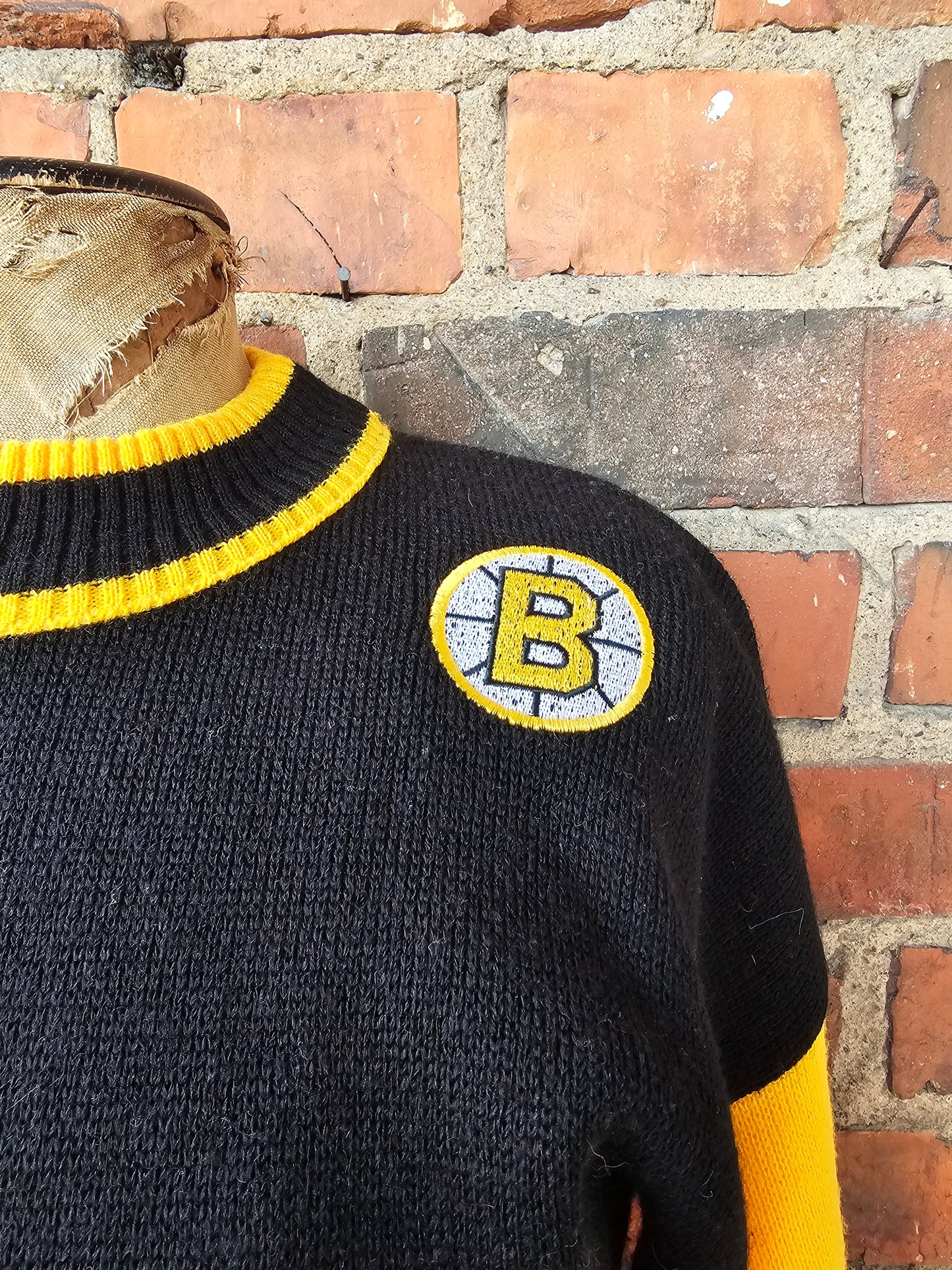 80's Boston Bruins NHL-neule retro