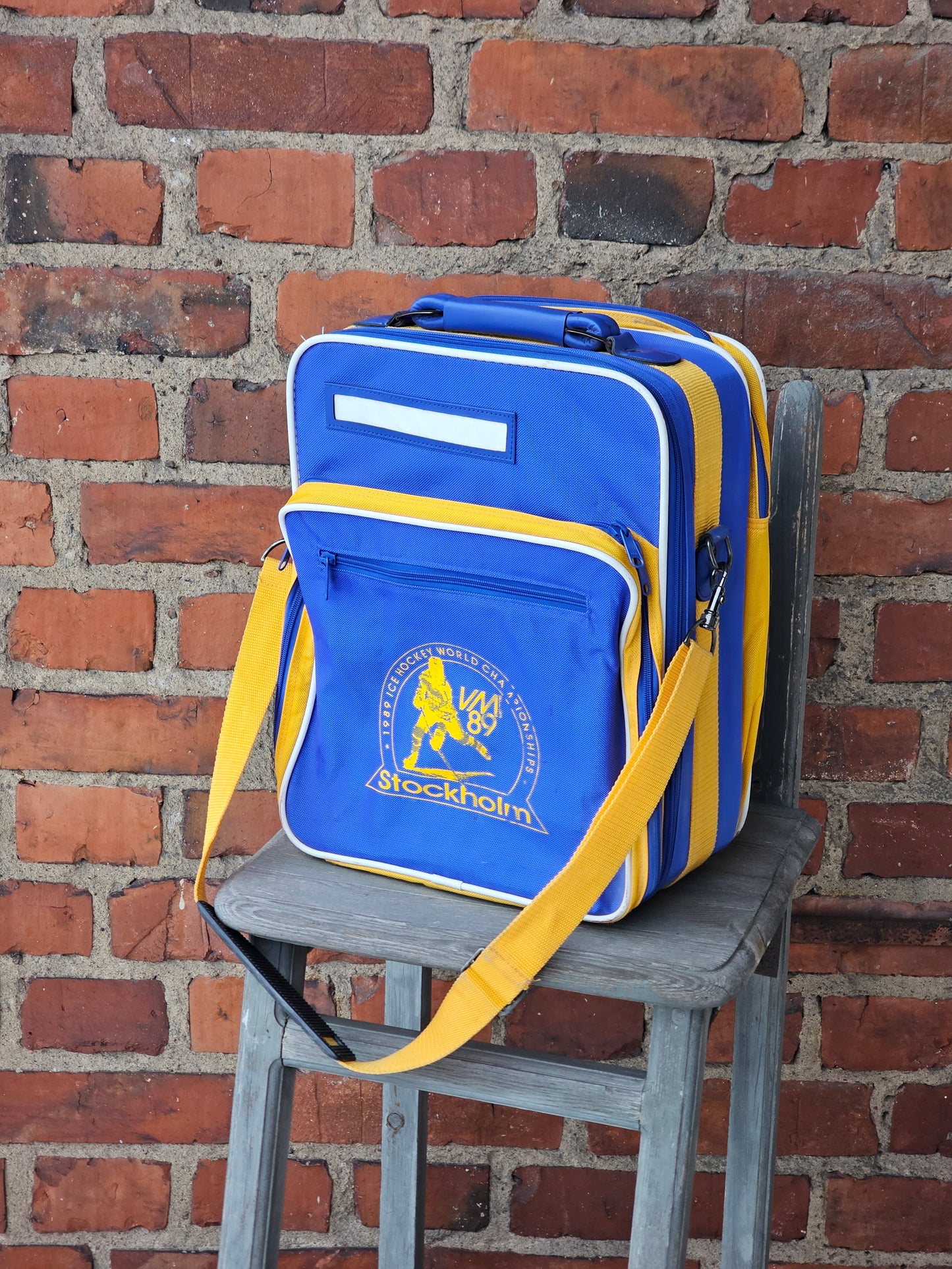 Stockholm MM-kisat 1989 vintage laukku