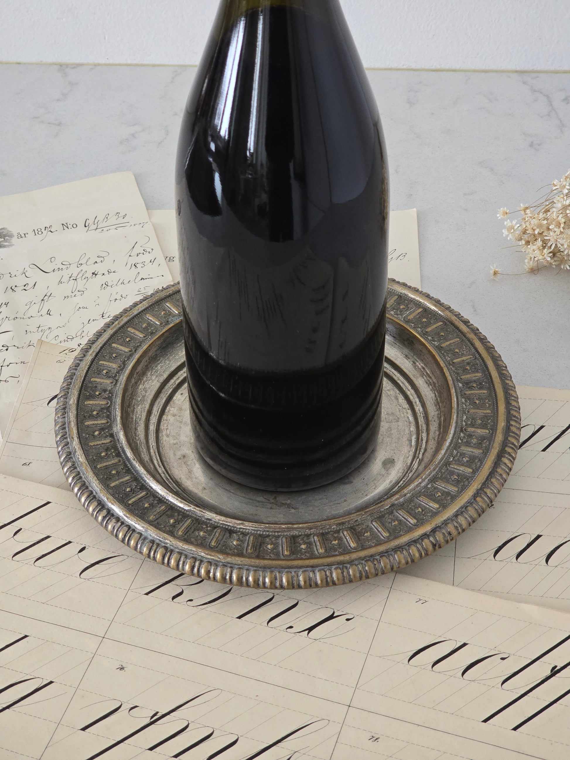 Vintage viinipullon alunen