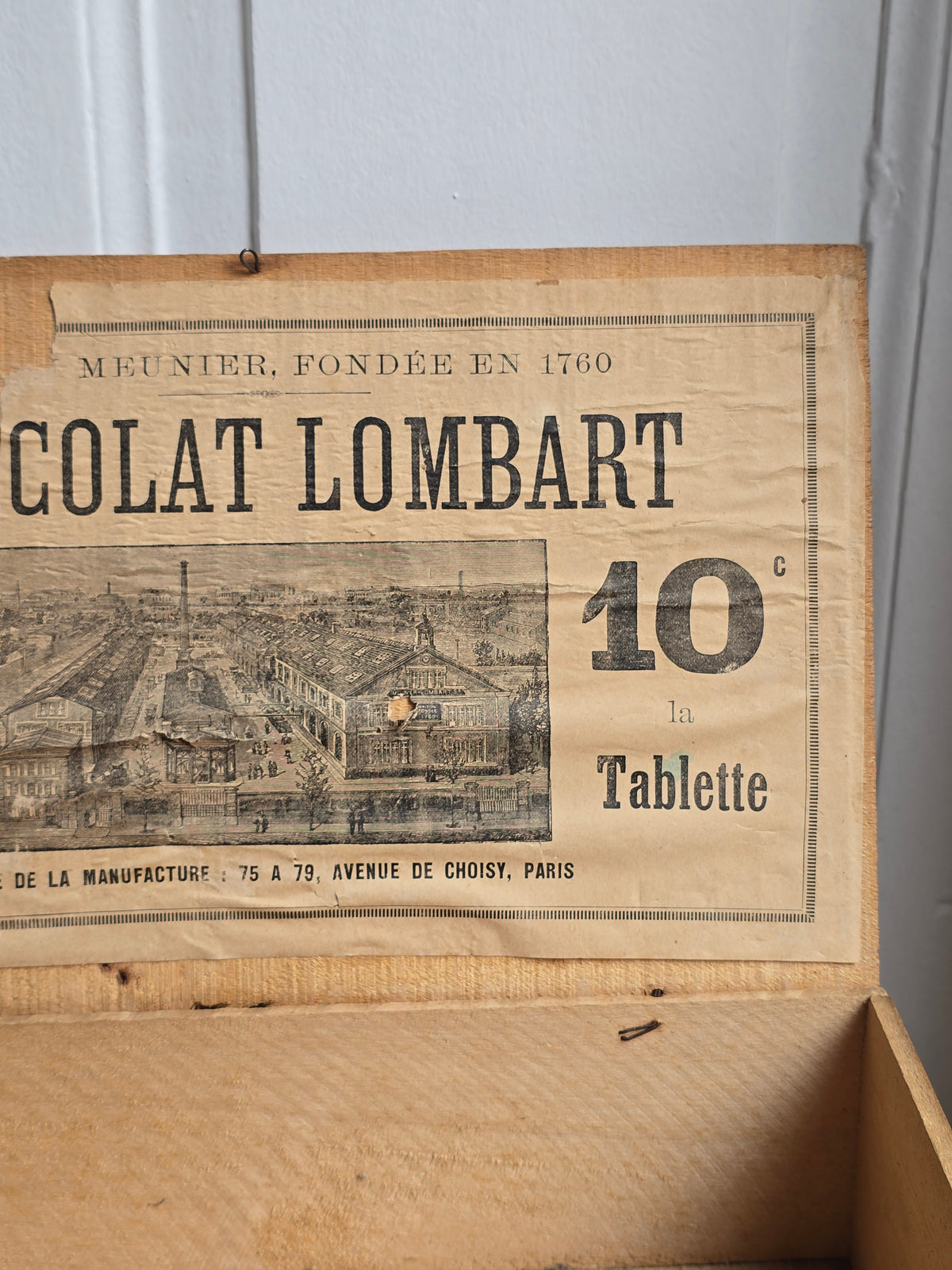 Chocolat Lombart puulaatikko