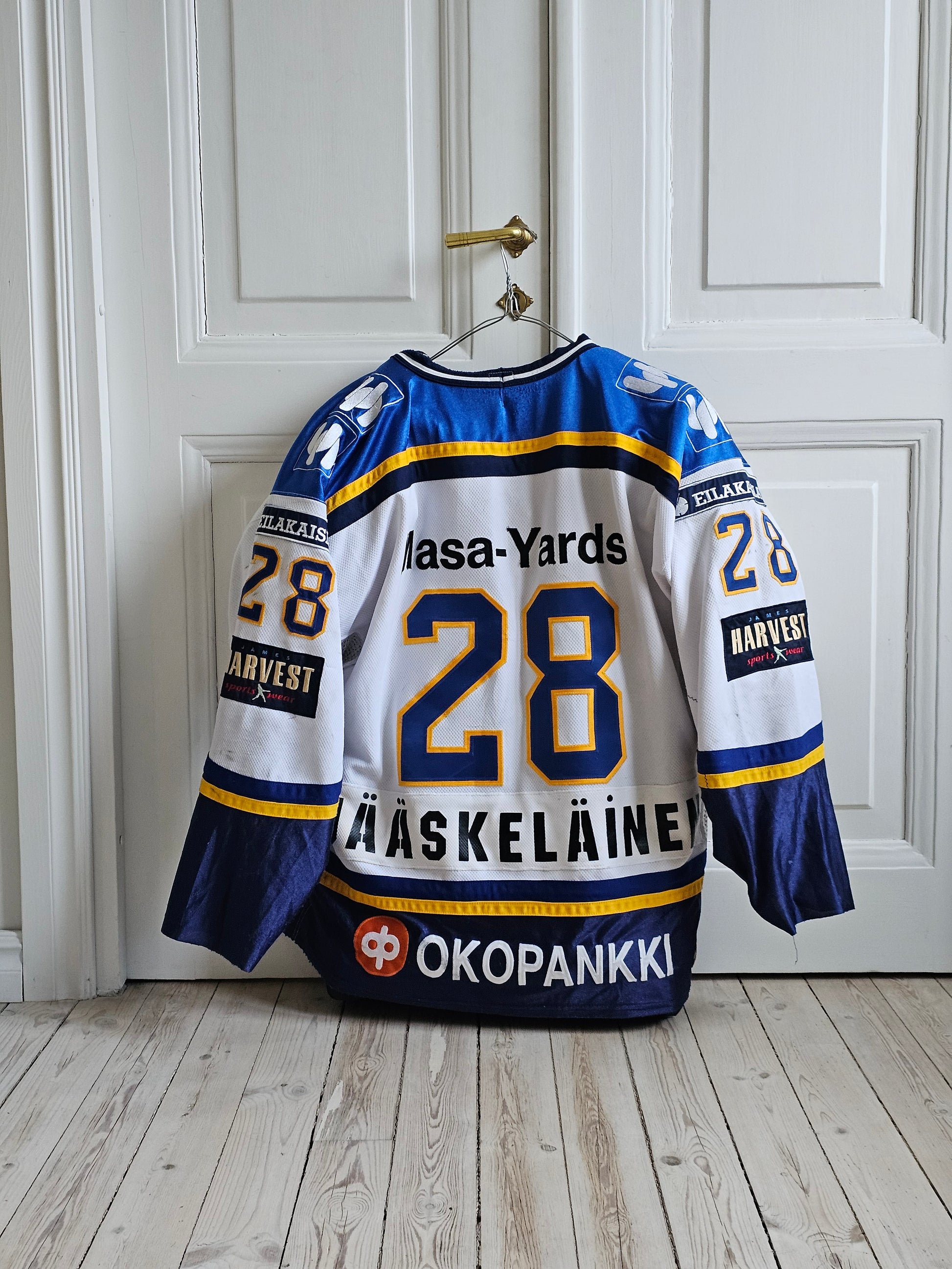 Vintage gameworn pelipaita joonas jääskeläinen