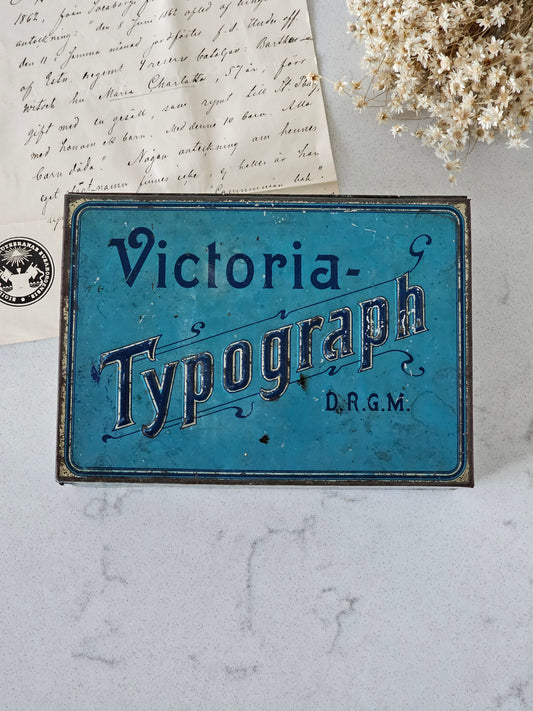 Victoria-Typograph Leimasinlaatikko