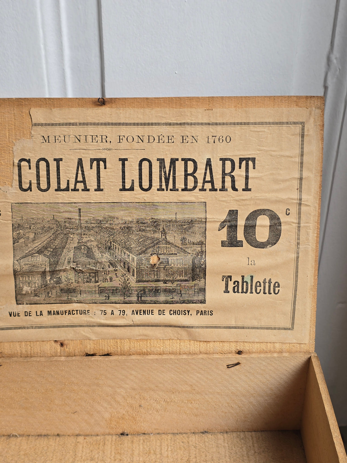 Chocolat Lombart puulaatikko