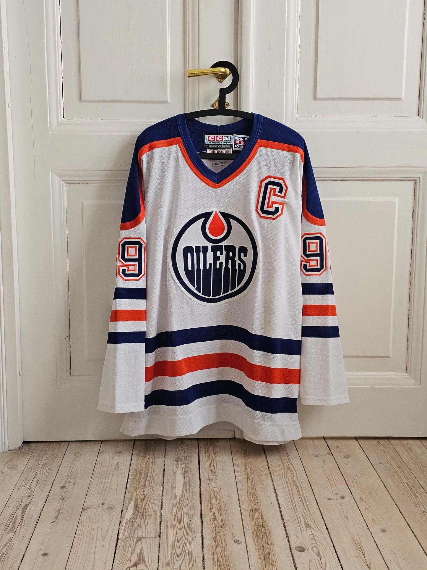 Wayne Gretzky Edmonton Oilers 80-luku pelipaita
