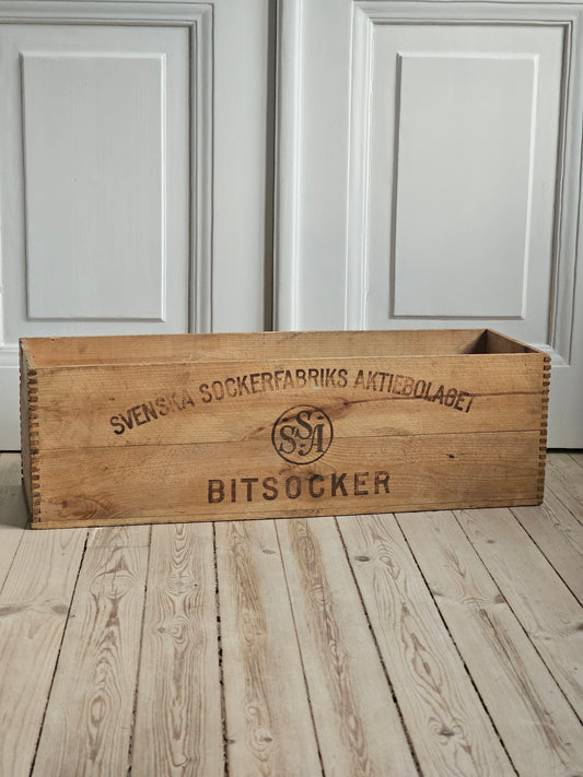 Svenska Sockerfabriks puulaatikko