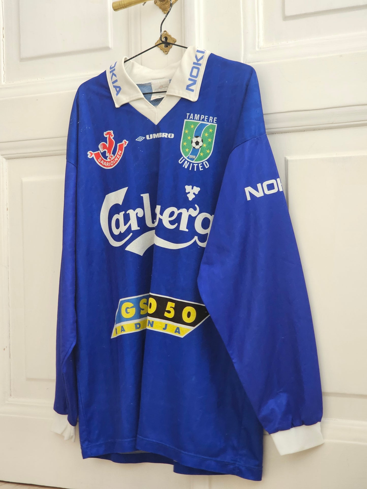 Tampere United Pietilä game worn pelipaita 90's