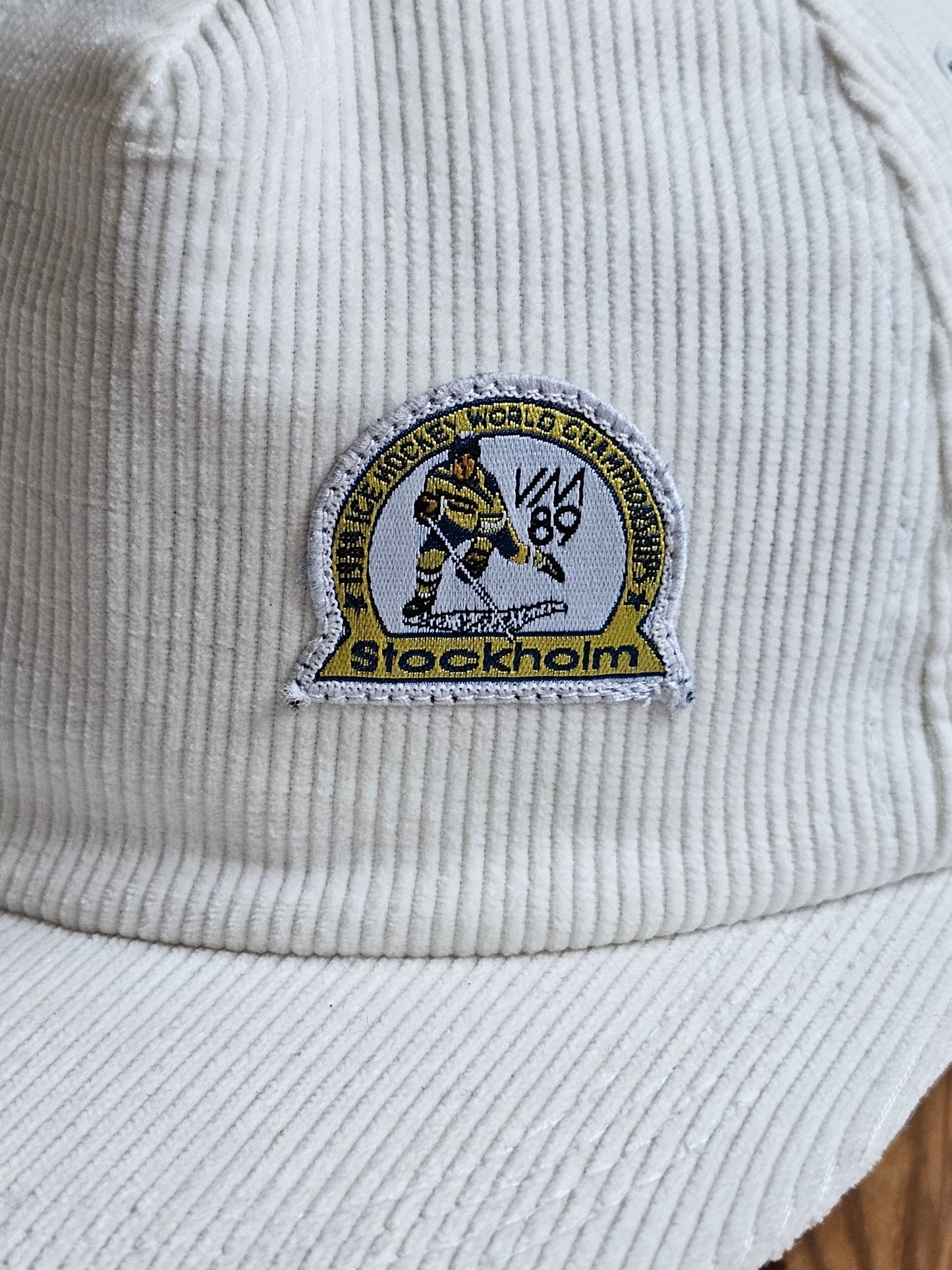 Vintage lippis Stockholm VM 1989