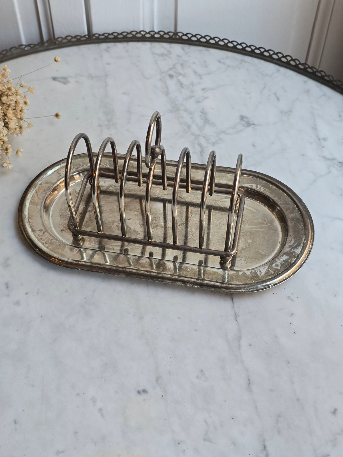 Ranskalainen vintage paahtoleipäteline