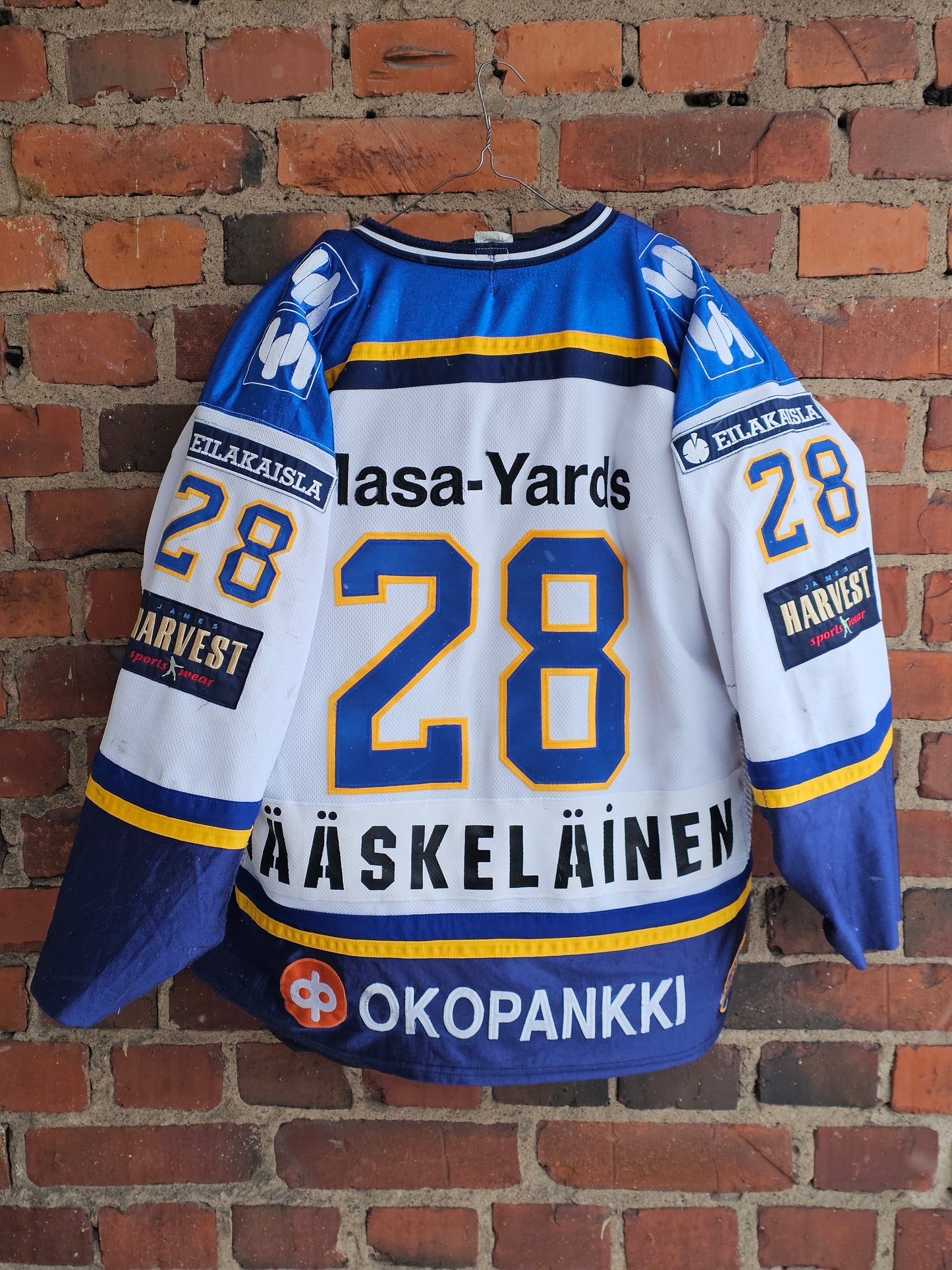 Vintage gameworn pelipaita joonas jääskeläinen