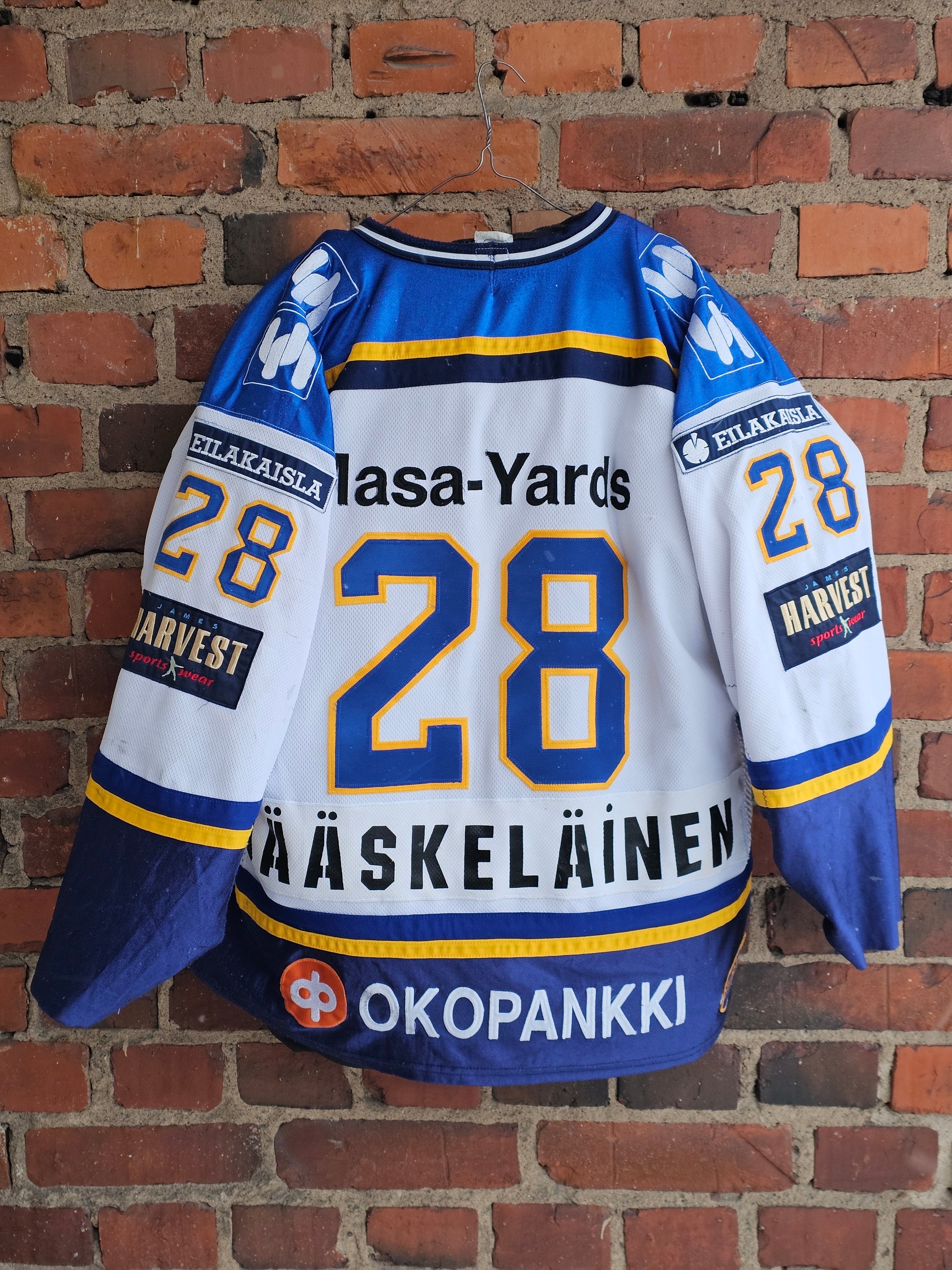 Vintage gameworn pelipaita joonas jääskeläinen