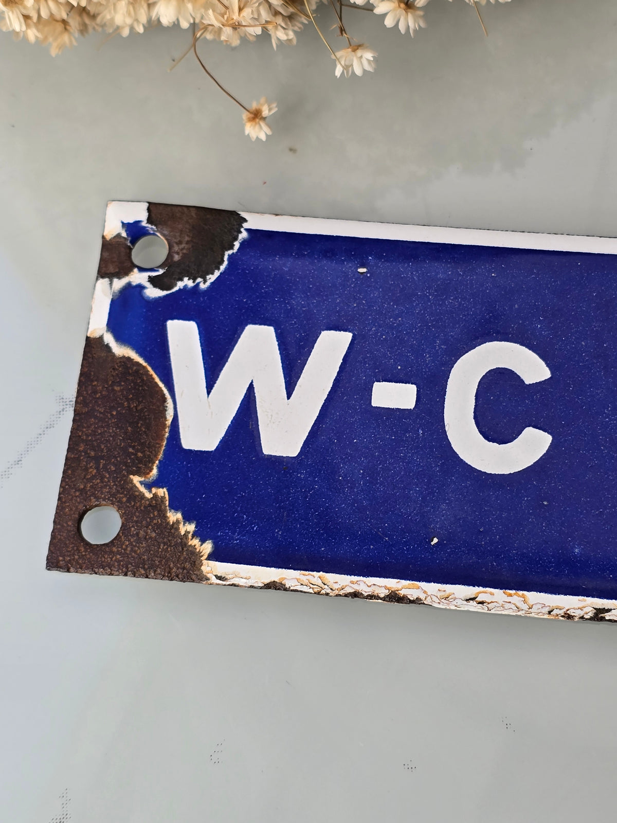 Vanha WC Dames emalikyltti