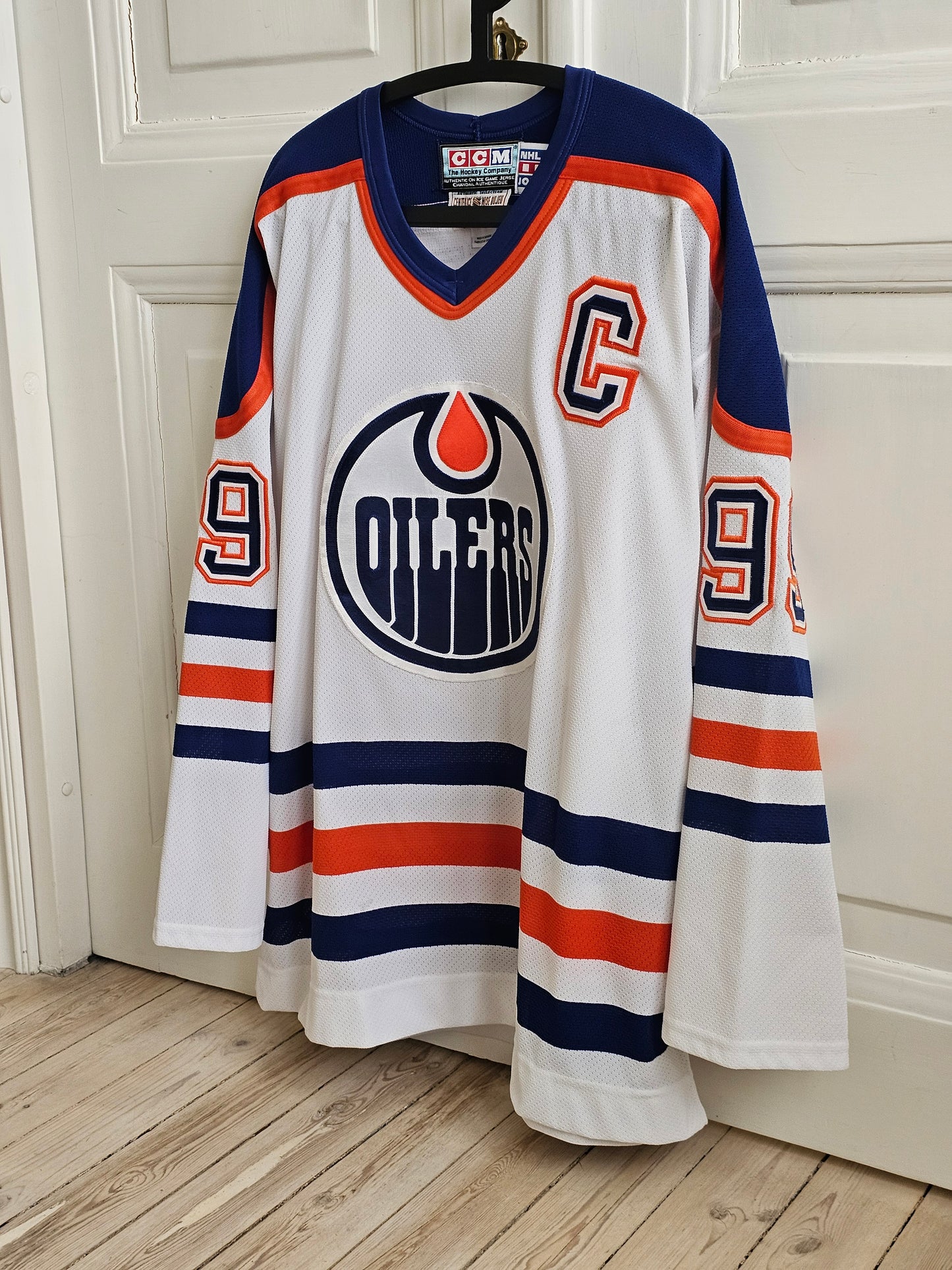 Wayne Gretzky Edmonton Oilers 80's jersey