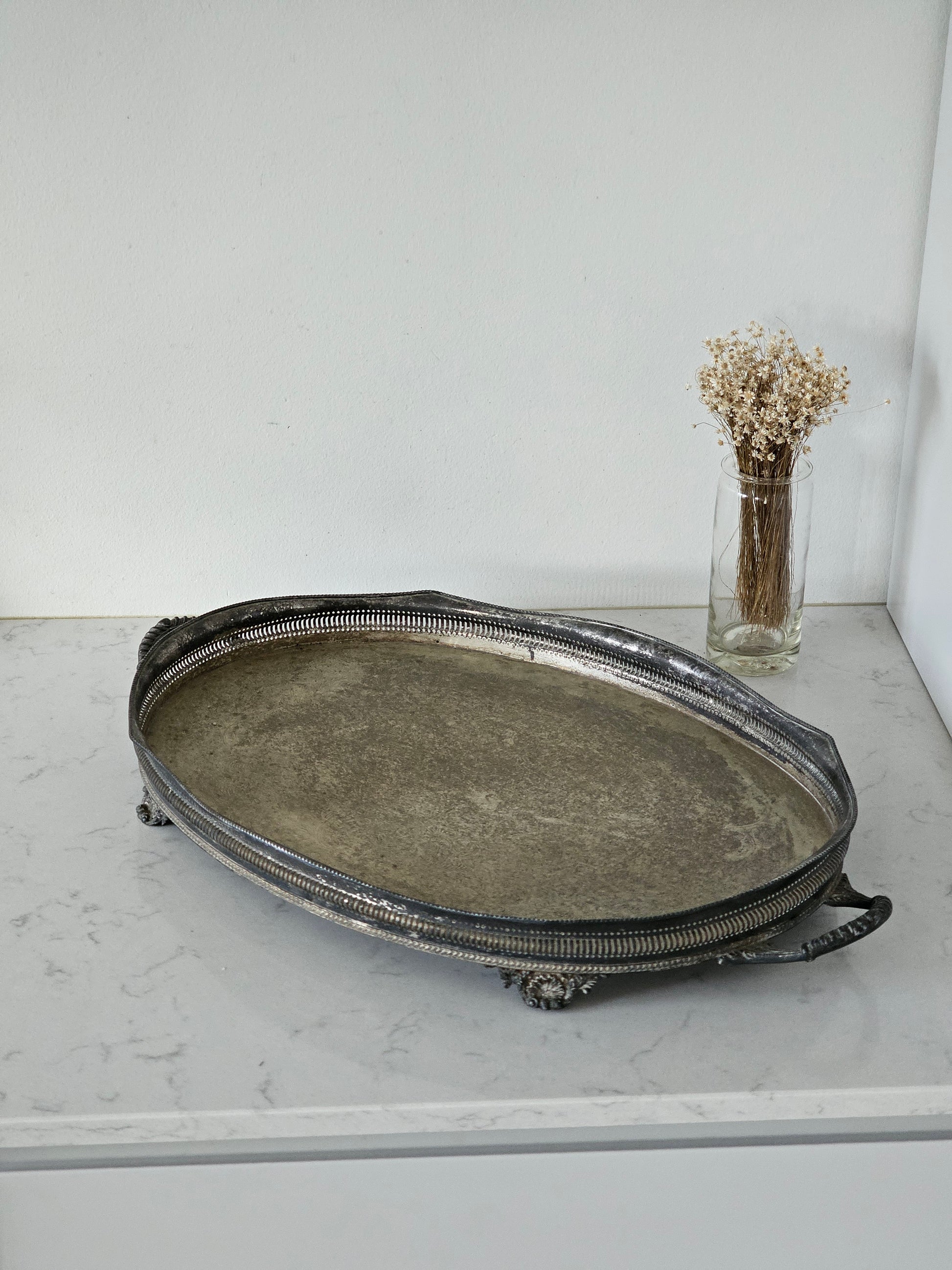 Italialainen iso vintage tarjotin