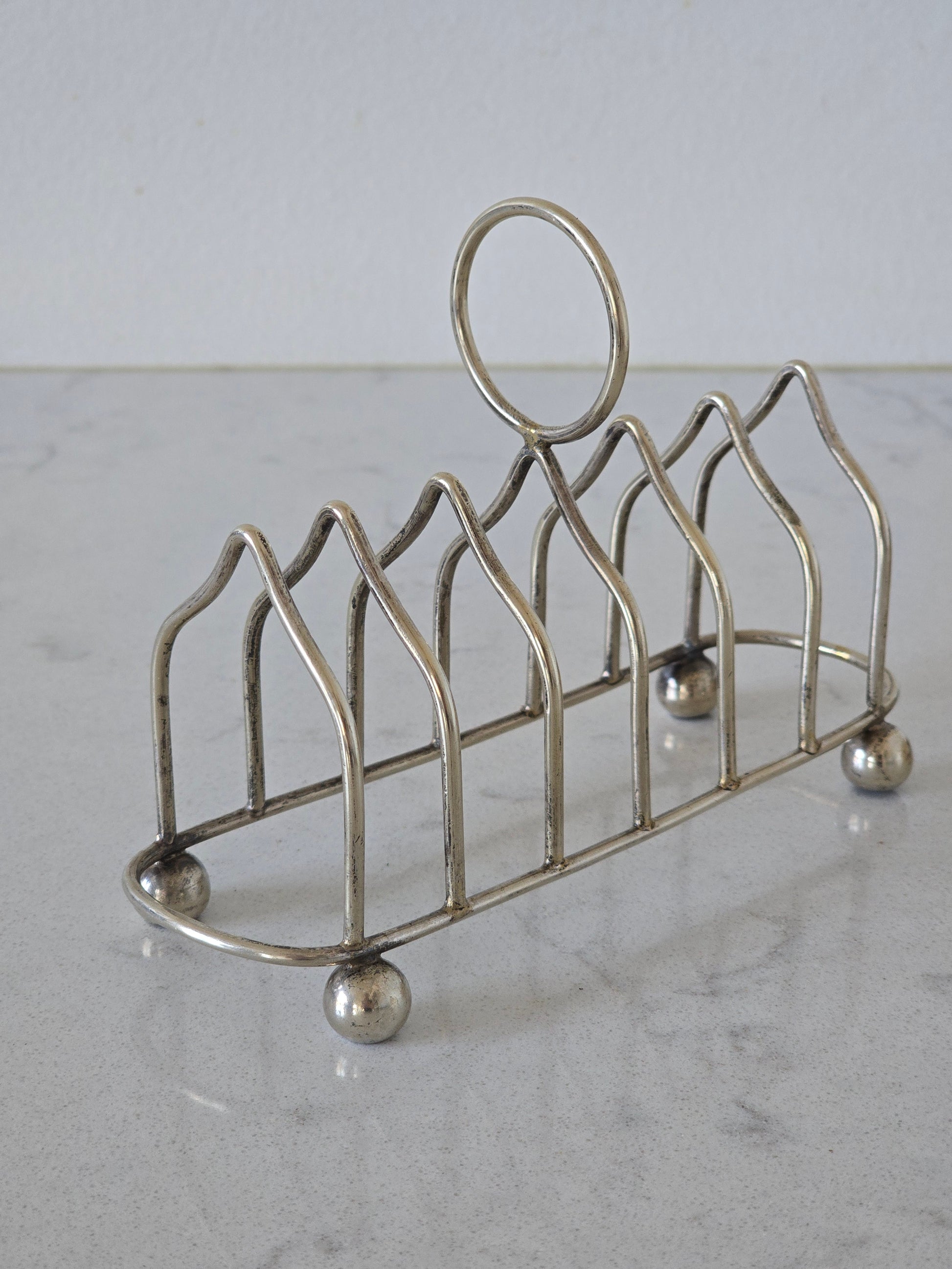 Englantilainen vintage paahtoleipäteline