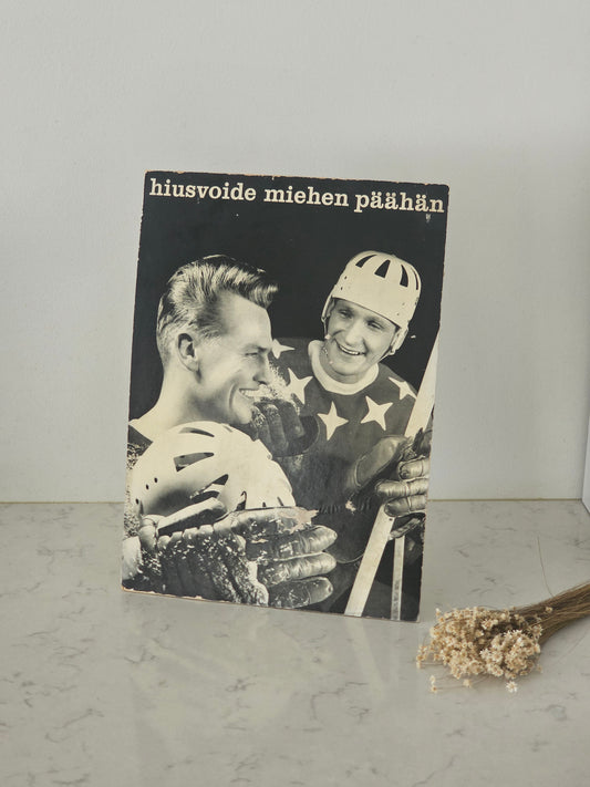 vanha mainoskyltti