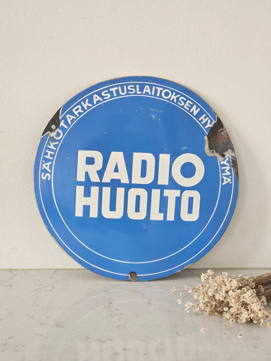 Radiohuolto emalikyltti