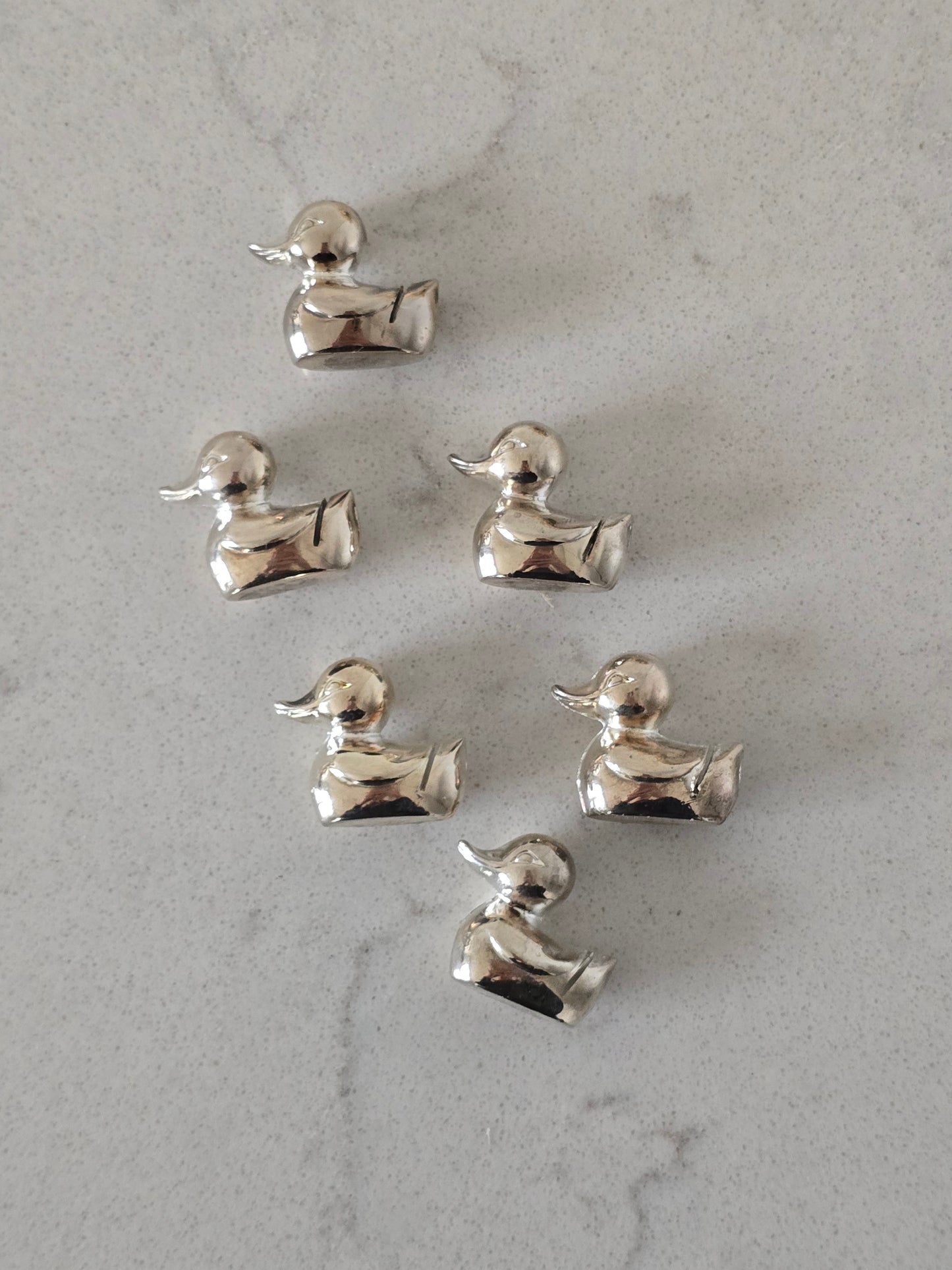 Vintage ankka-hintalappu/korttipidikkeet ruoka tai tarjoilupöytään