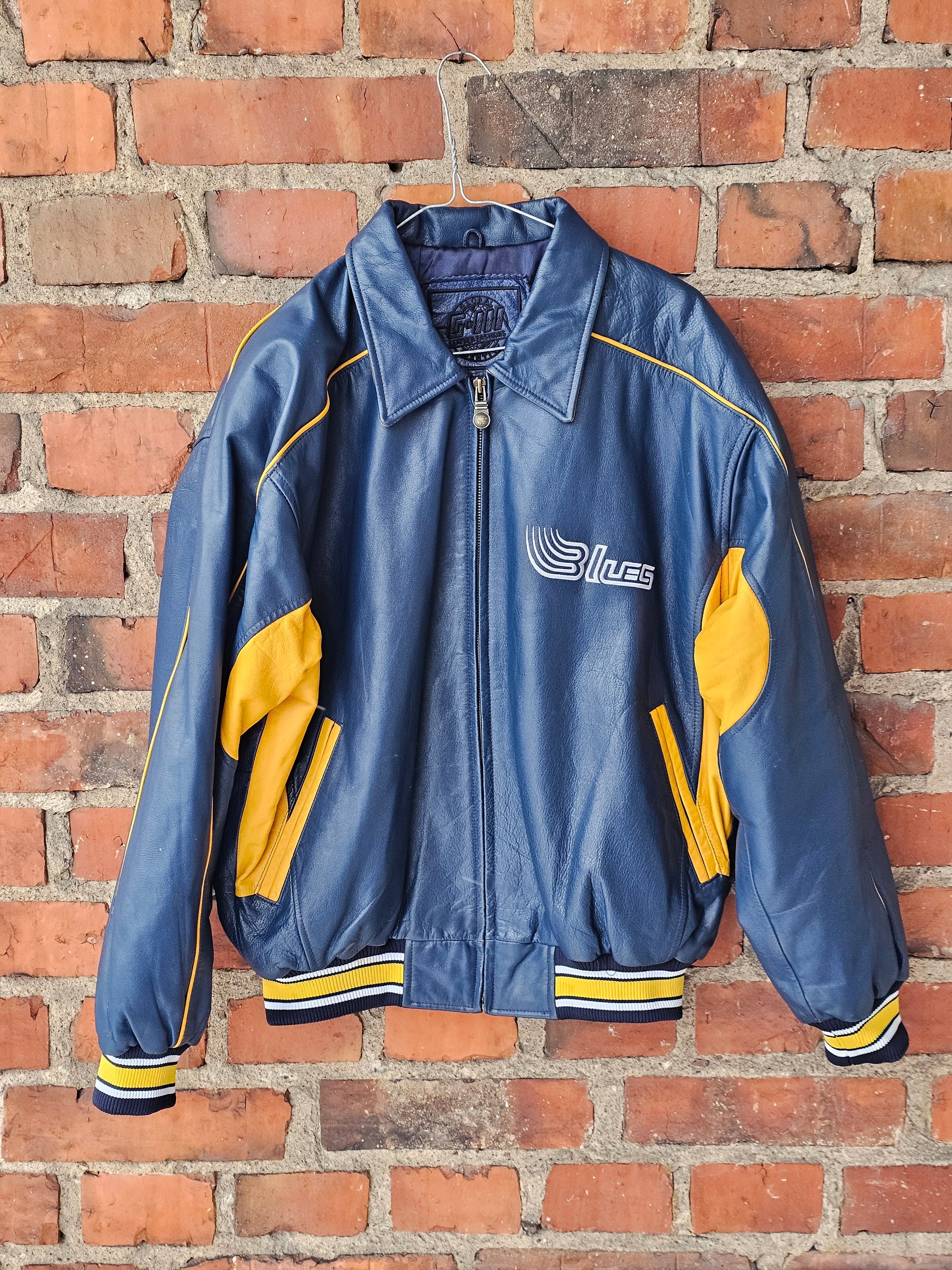 Espoo Blues vintage nahkatakki 90's