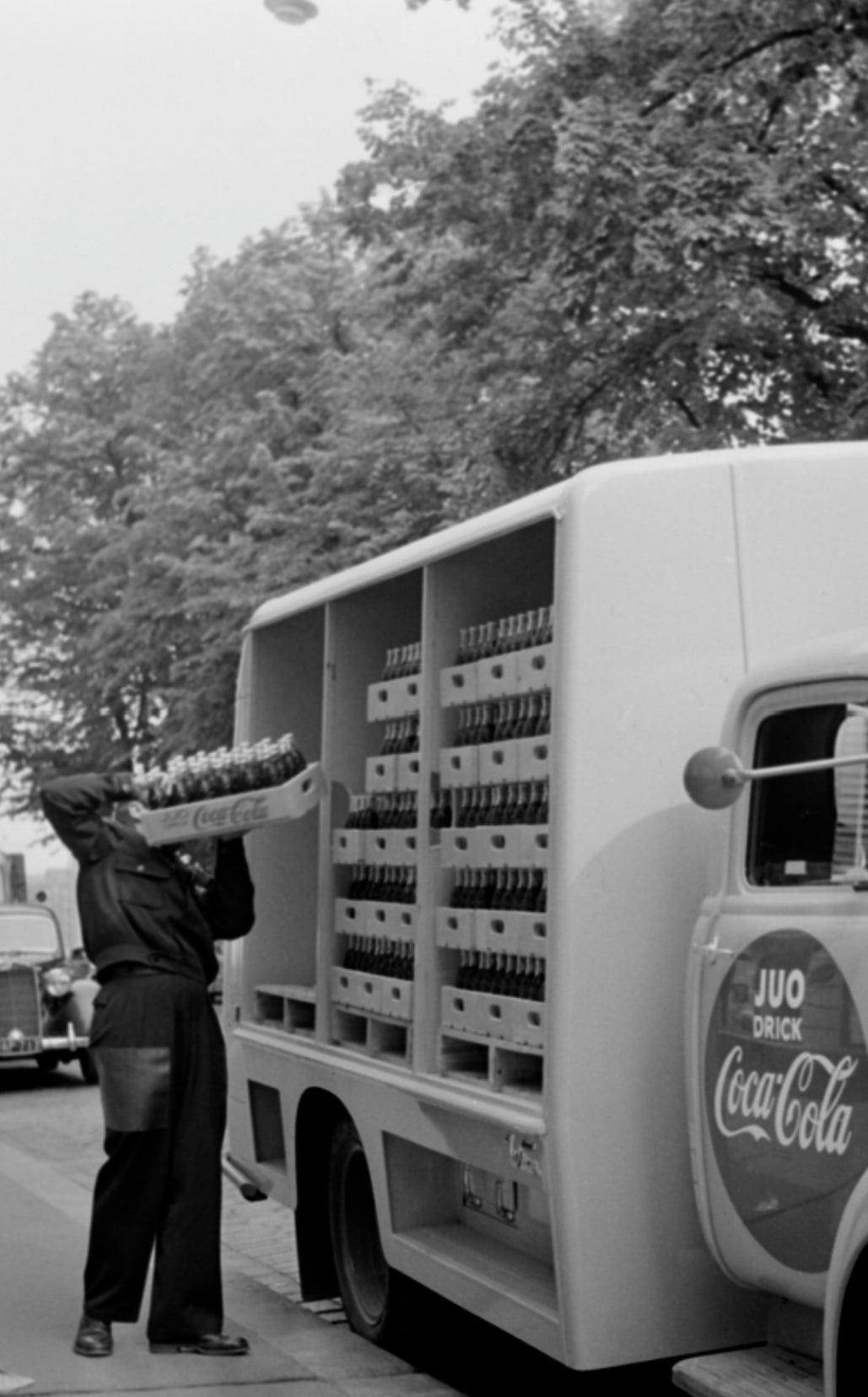 Coca Cola puulaatikko, 1950-luku