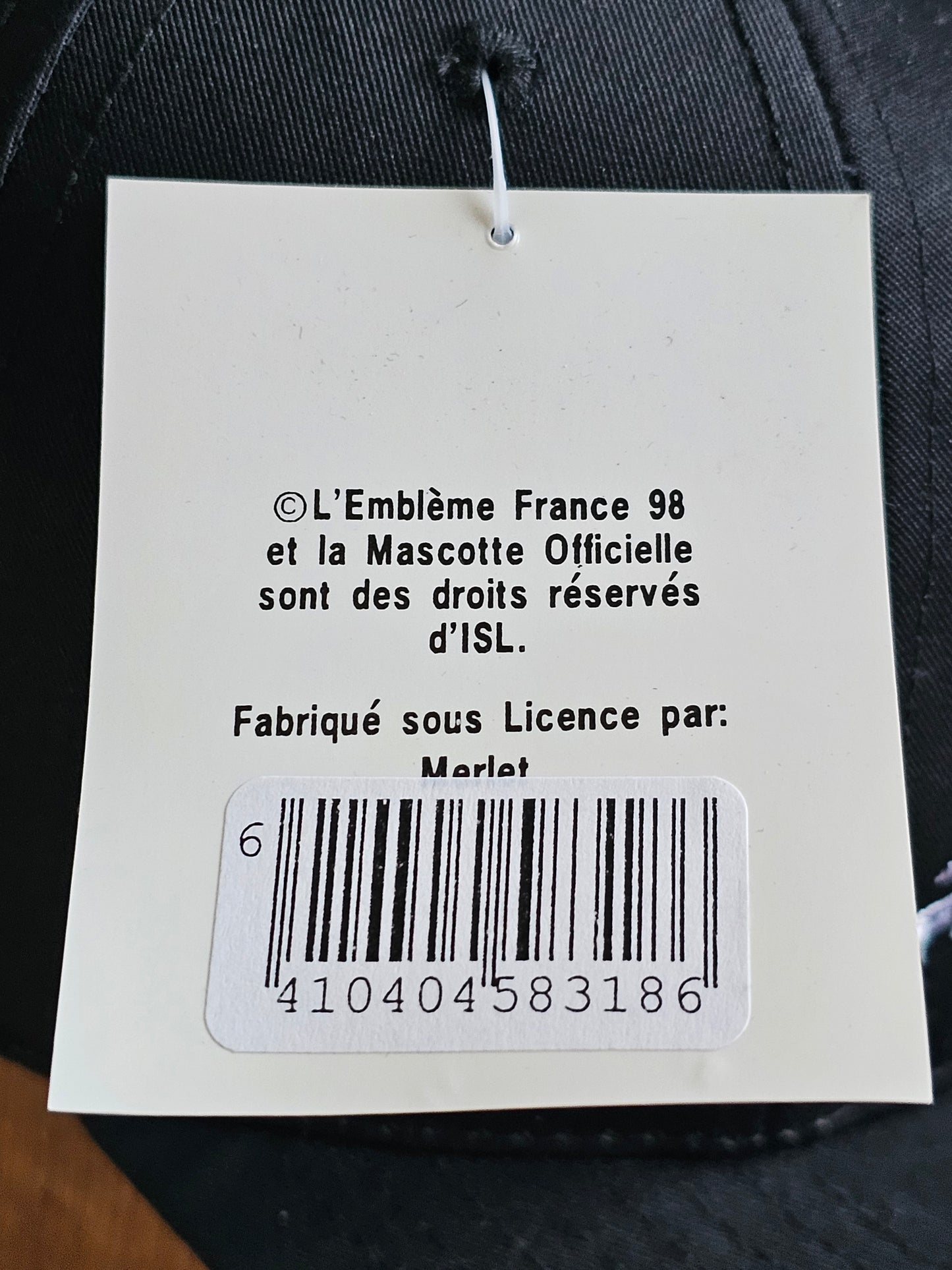 Jalkapallon MM-kisojen lippis 1998