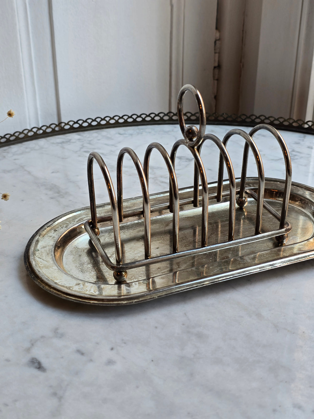 Ranskalainen vintage paahtoleipäteline